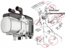 Eberspacher Hydronic Гидроник S3 (5кВт) + Монтажный комплект